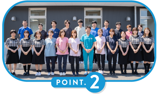 10名以上の理学療法士による充実したリハビリテーション